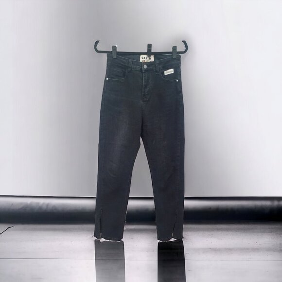 Darimi Jeans Womens Size L  jeans have a straight-leg cut with stylish slits - Picture 12 of 12